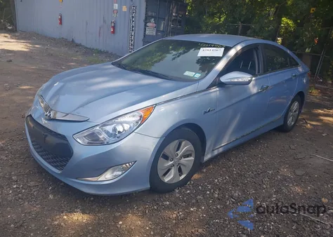 2014 Hyundai Sonata Hybrid из США, поврежденный, VIN KMHEC4A47EA117643